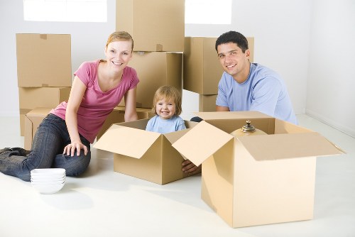 Experienced movers assisting with a Marylebone office move