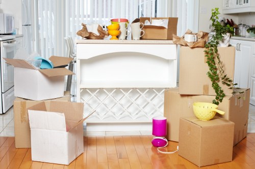 Careful loading of household items for a Marylebone relocation