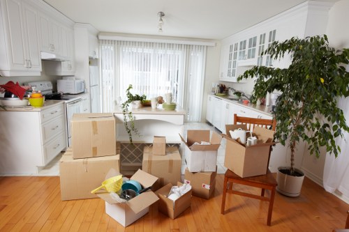 Furniture protection and loading for flat removals in Marylebone