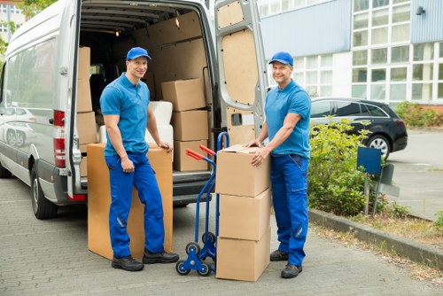 Careful packing for a Marylebone apartment relocation with boxes and furniture