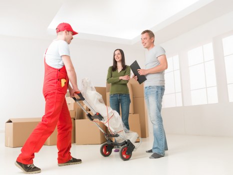 Escalation and senior review within a moving company complaints process