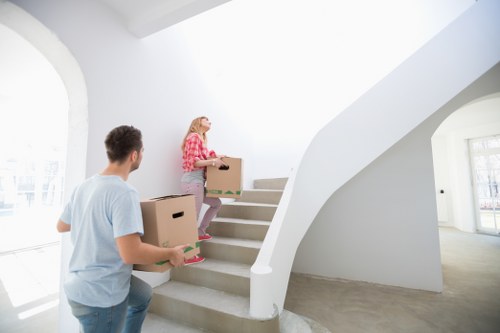 Marylebone furniture removals service loading items into a van
