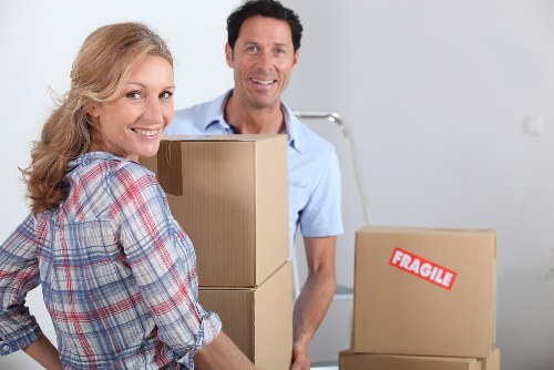 Local moving van ready for a central London collection
