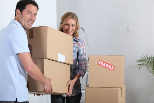 Local moving team handling apartment items in Marylebone
